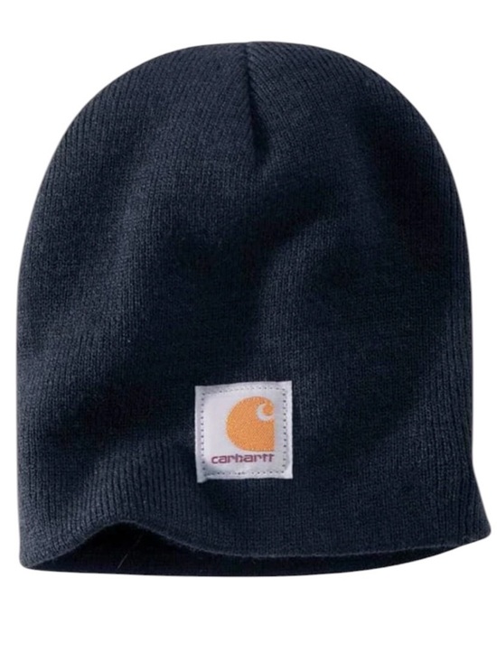 Carhartt Other - CARHARTT Knit Logo Beanie Navy Blue
